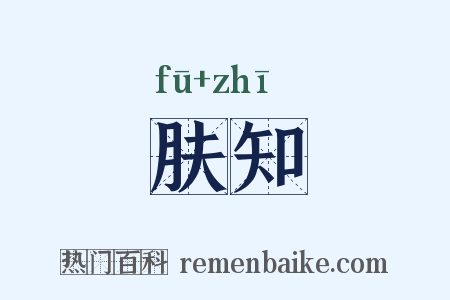 肤知是什么意思的图片